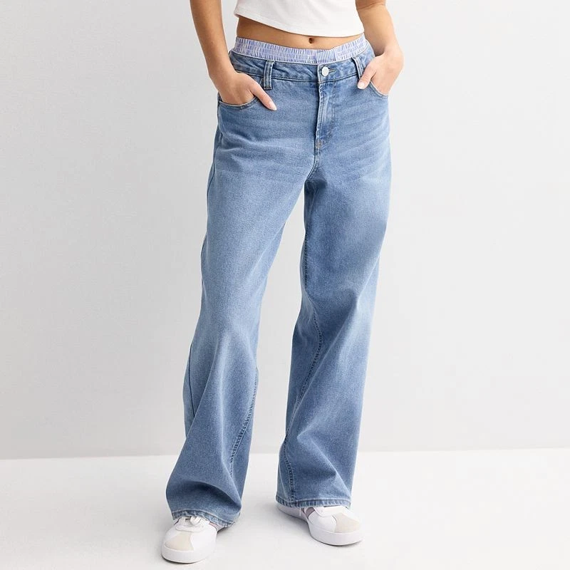 Pantalones de mezclilla boxer desmontables Vanilla Star para niños calce relajado, para niñas, talla: w24/0, Foto 1 de 1