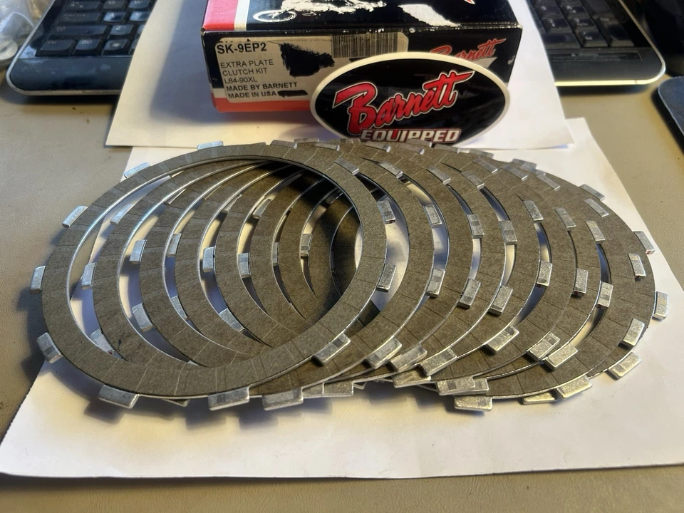 Placas de fricción embrague extra Harley Davidson Barnett serie K XL 84-90 SK-9EP Foto 1 de 1