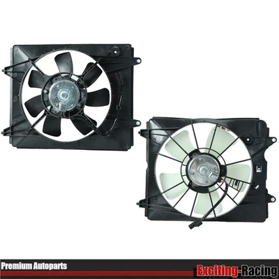 Ventilador condensador radiador HO3115155+HO3115161 para Honda CR-V 2010-2011 Foto 1 de 4