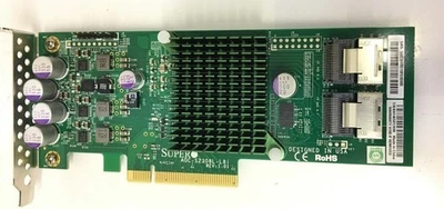Supermicro AOC-S2308L-L8I 8-Port SAS/SATA PCI-Express RAID Controller Card *USED - Image 1 of 3