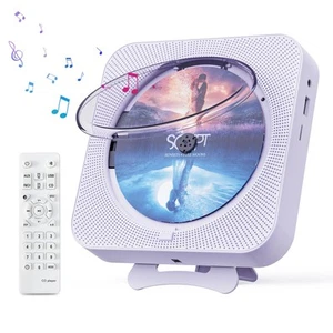 Portable CD Player with Bluetooth Desktop CD Player for Home CD Music Players... - Picture 1 of 6