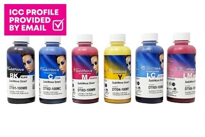 100ml Inktec Sublinova Smart DTI Sublimation Ink 6 Colour for Epson Printers