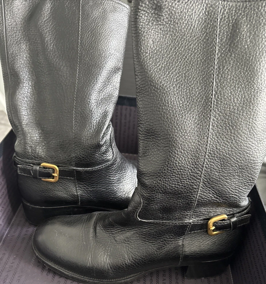 Prada Botas Mujer 38.5 Calzature Donna Nero Foto 1 de 4