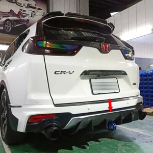 Painted Black For Honda CR-V CRV 5th Modulo Rear Bumper Diffuser 5PCS 2019 - Picture 1 of 7