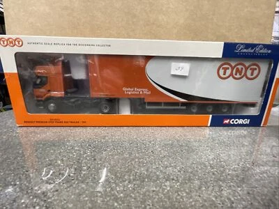 Remolque de caja Corgi 1:50 CC12111 Renault Premium marco escalonado TNT ex pantalla Foto 1 de 4