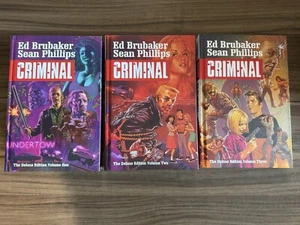 Criminal Vol. 1, 2, 3 komplett Deluxe Hardcover SET 1-3 Ed Brubaker - Bild 1 von 6