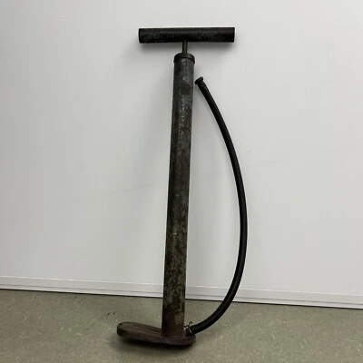 Bomba de mano vintage utilitaria deportiva y de neumáticos, todavía funciona 1920’s 18 pulgadas Foto 1 de 4