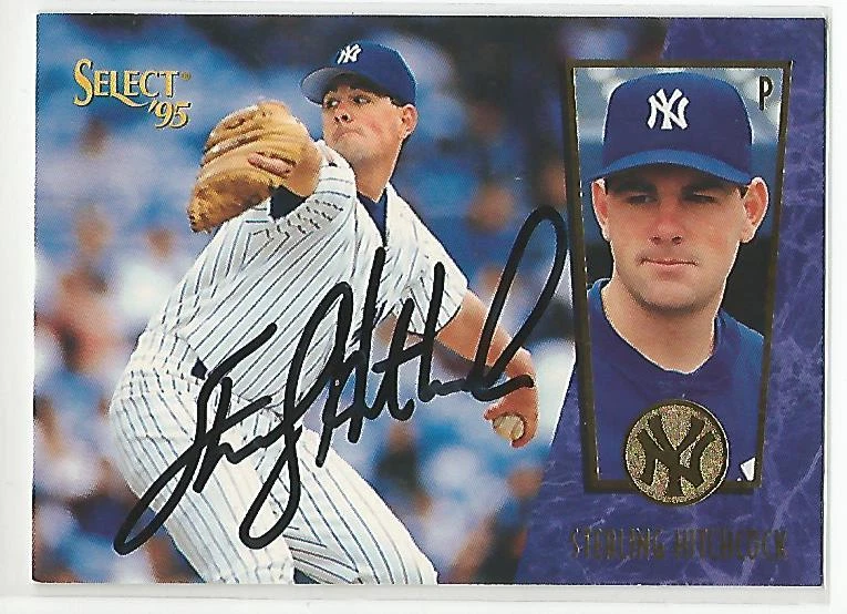 STERLING HITCHCOCK Autographed Signed 1995 Score Select card 54 New York Yankees - Image 1 of 1