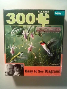 Rompecabezas de 300 piezas Hummingbirds colección Hautman Brothers de Buffalo NUEVO - Imagen 1 de 3