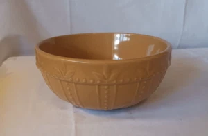Debbie Segura Sorrento Signature Serving Bowl 8 x 3.5" Wheat Gold Yellow - Picture 1 of 5