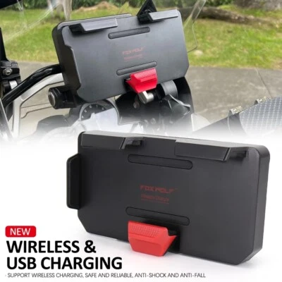 Para BMW R1200GS Moto Cargador Inalámbrico GPS Teléfono Móvil Soporte Navegación Foto 1 de 4