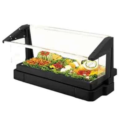 Barra de comida portátil Cambro BBR720 6 pies buffet 5 sartenes con protector contra estornudos NSF Foto 1 de 2