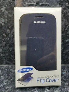 Book style Smart flip phone case, cover for Samsung Galaxy S3. Blue - Picture 1 of 2