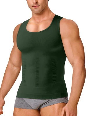 Mens Comprssion Shirt Tank Top Slims Belly Shapewear Posture Corrector Underwear - Image 1 of 4