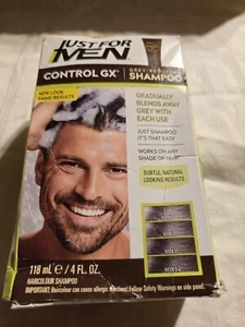 Just For Men Control GX Shampoo Riducente Grigio Colori Gradualmente Capelli 4 Oz Dam Box - Foto 1 di 5