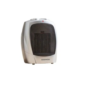 Daewoo Grey 1500W Energy Efficient PTC Mini Ceramic Fan Heater with Instant Heat - Picture 1 of 2