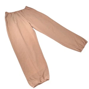 Pantalones de chándal RUDY JUDE Gardener's talla XXL camel tiro alto algodón orgánico - Imagen 1 de 16