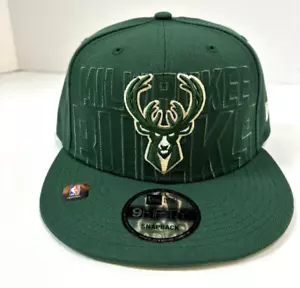Milwaukee Bucks NE NBA Draft 2023 Snapback Hat~ Green - Picture 1 of 5