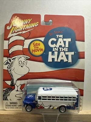 Chevrolet Bus 1956 - Johnny Lightning Cat in the Hat 2003 - Dr. Suess Foto 1 de 4