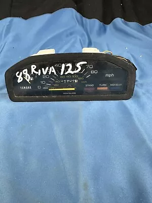 YAMAHA RIVA XC 125 1988 OEM СПИДОМЕТР КАЛИБРА 4908 пробег - Изображение 1 из 2