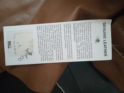 Excelled Woman's Tan Leather Jacket w/Belt - Image 1 of 4