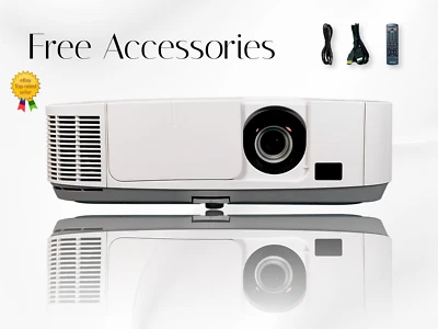 4000 Lumens Digital 3LCD Projector HD HDMI USB Bundle - Up to 300" image - Image 1 of 4