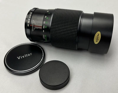 Lente Vivitar Auto Teleobjetivo 200mm 1:3.5, Montaje con Tornillo, 62mm, Capucha Integrada Foto 1 de 4