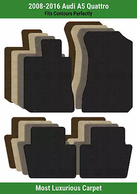 Alfombrillas Lloyd Luxe fila delantera y trasera para Audi A5 Quattro 2008-2016  Foto 1 de 4