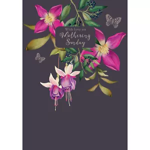Mother's Day Card - Floral Mothering Sunday - Picture 1 of 1