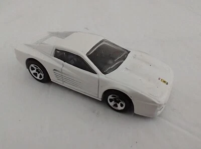 Hot Wheels Ferrari F512M Malasia 1997 Blanco Suelto Testarossa Foto 1 de 4