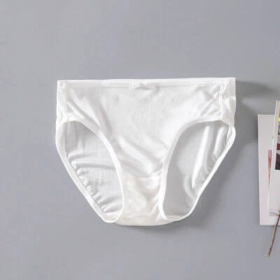Трикотажные шелковые трусики нижнее белье трусики для девочек упаковка 3 шт. белые розовые для талии 17 дюймов 20 дюймов - Изображение 1 из 4