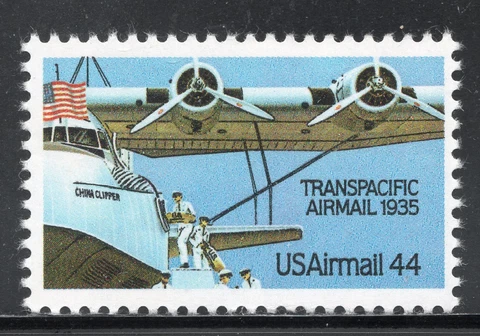 C115 * TRANSPACIFIC AIRMAIL * U.S. Postage Stamp MNH Cover