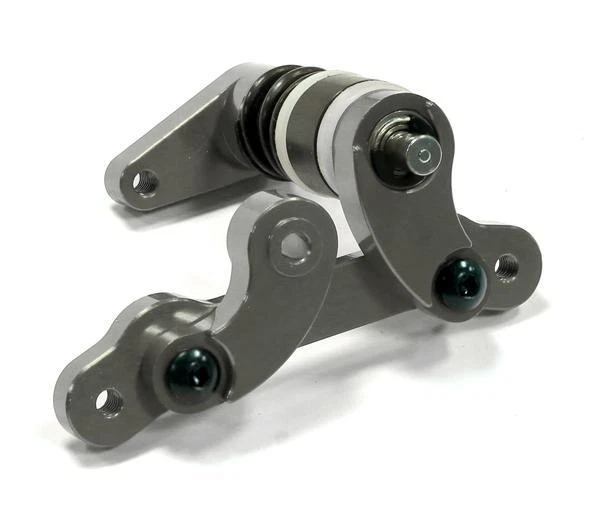 Grey Billet Machined Aluminum Steering Bellcrank Set for HPI 1/12 Savage XS Flux - Image 1 of 1
