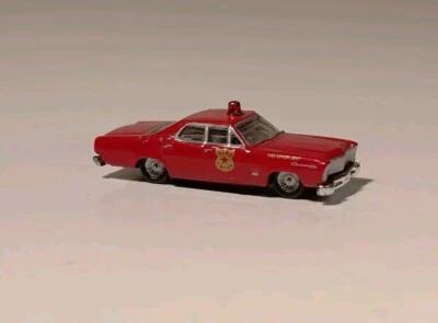 N Scale Classic Metal Works Mini Metals 1960s Fire Chief Response Car - Image 1 of 3
