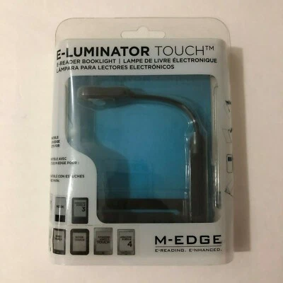 NEW SEALED M-EDGE E-LUMINATOR TOUCH LED E-READER BLACK BOOKLIGHT UN1-E3-ABS-GR - Изображение 1 из 3