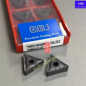 GBJ-CNC TNMG160408-EF GBJ202 TNMG332-EF Carbide turning insert 10pcs triangle - Picture 1 of 5