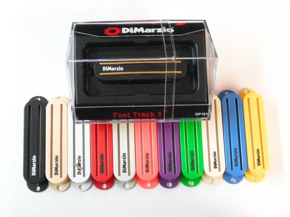 Pastilla de bobina única DiMarzio Fast Track 1 con rieles dorados DP 181 Foto 1 de 1