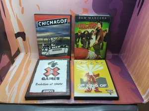 Skateboard Videos Lot (4 DVDs) Volcom, Bam Margera - Picture 1 of 10