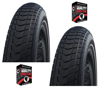 Schwalbe SUPER MOTO-X 20 x 4.0 BLACK Fat Bike 100-406 TYRE s TUBE s - Image 1 of 4