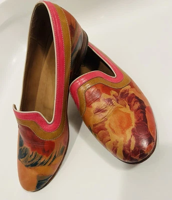 John Fluevog MODVOG Anna Maria Jane Leather Flats  - Imagem 1 de 4