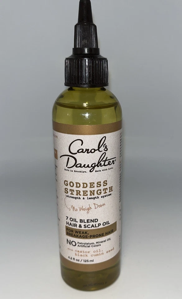 Goddess Strength, mistura de 7 óleos, óleo para cabelo e couro cabeludo, cabelo fraco, propenso a quebra, 4.2 - Imagem 1 de 3