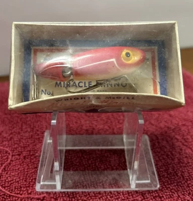 Señuelo Wright & McGill Miracle Minnow #472J de colección Foto 1 de 4