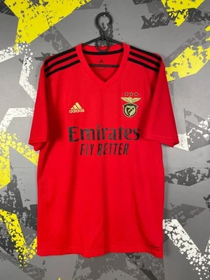 Benfica Jersey Home football Soccer shirt 2020 - 2021 Red Adidas Men Size M ig93 - Image 1 of 4