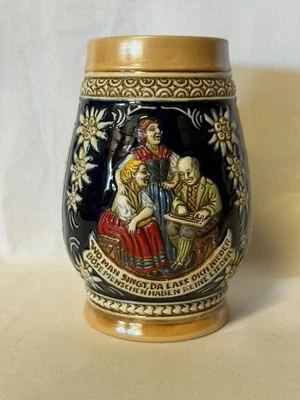 Katakombe Stein 1976 CS3 Rare Full Cobalt Variant Ceramarte Brazil - Image 1 of 4