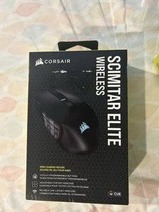 Brand New Corsair Scimitar Elite Wireless MMO Programmable Gaming Mouse - Picture 1 of 2