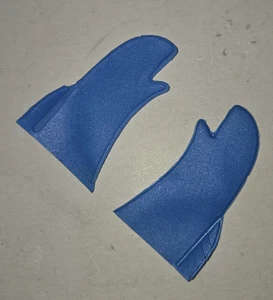 1970s ORIGINAL Mego Blue Batman Gloves 8" Action Figure Vinyl Parts unbroken - Picture 1 of 5