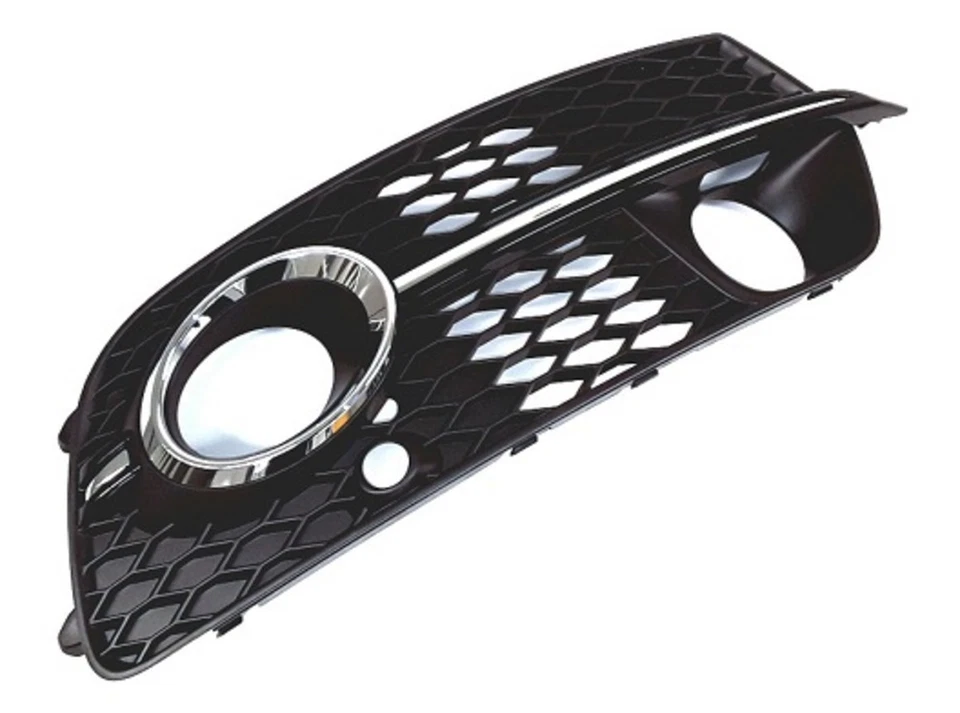 Rejilla guía de aire original AUDI Q5 83B 8RB negro satinado/cromo 8R0807682QBJI Foto 1 de 1