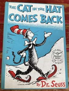 Dr Seuss  The Cat in the Hat Comes Back First Edition 1958 HCVery Good Condition - Imagen 1 de 9