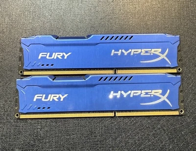 KINGSTON HYPER X FURY 8GB (2 x 4GB) 1600 MHz DDR3 240-Pin HX316C10FK2/8 - Image 1 of 4