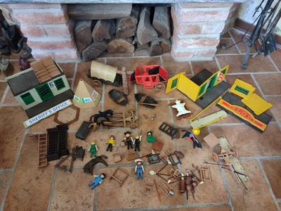LOTTO PLAYMOBIL  VINTAGE  WEST - Immagine 1 di 4